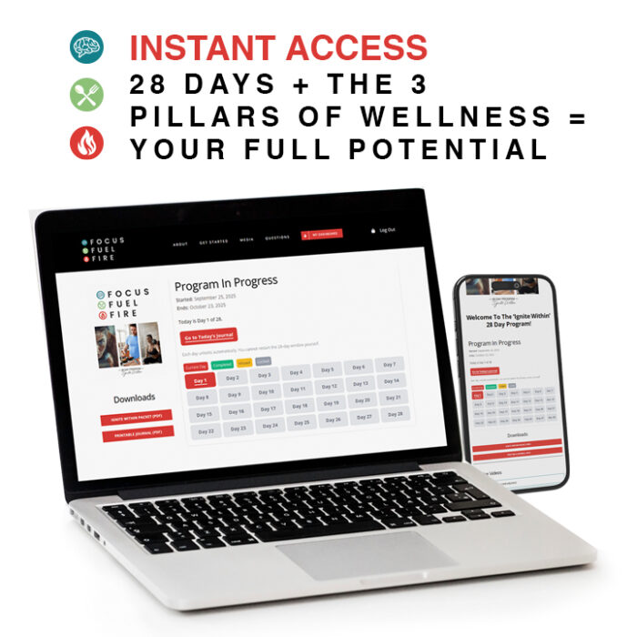 Ignite Within 28-Day Program (Instant Access) – Focus, Fuel, Fire